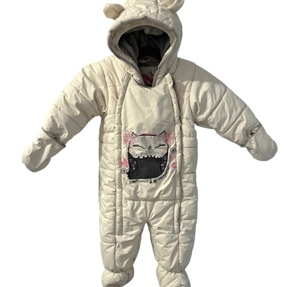 Deux par Deux 18 mois One peace beige snow suit 18 months - Picture 1 of 7